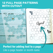 Load image into Gallery viewer, Seasonal Stencils (24 Stencils)