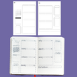 Load image into Gallery viewer, weekly planner layout using stencils