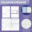 Load image into Gallery viewer, stencils fit perfectly in a5 journal