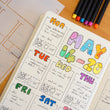 Load image into Gallery viewer, Speedy Spreads A5 Weekly Layout Journal Stencils