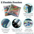 Load image into Gallery viewer, Bullet Journal storage case with pouches