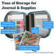 Load image into Gallery viewer, Bullet Journal storage case teal