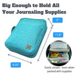 Load image into Gallery viewer, Bullet Journal storage case teal size