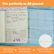 Load image into Gallery viewer, Weekly Planner Layout Journaling Supplies Kit (18 Stencils & 14 Sticker Sheets) - Colorful