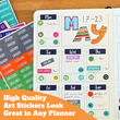 Load image into Gallery viewer, Colorful Combo Weekly Planner Stickers (78 Sheets)