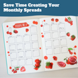 Load image into Gallery viewer, Transparent Monthly Planner Fruit Stickers (12 Sheets)