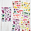 Load image into Gallery viewer, Transparent Monthly Planner Fruit Stickers (12 Sheets)