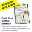 Load image into Gallery viewer, includes idea guide with instructions