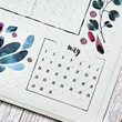 Load image into Gallery viewer, floral calendar stickers
