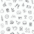 Load image into Gallery viewer, transparent cute hand drawn icon stickers

