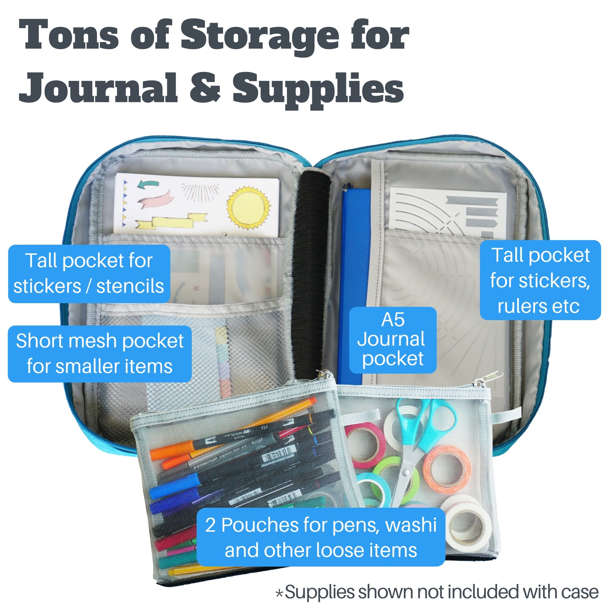 Journal Bag & Supplies Pouch