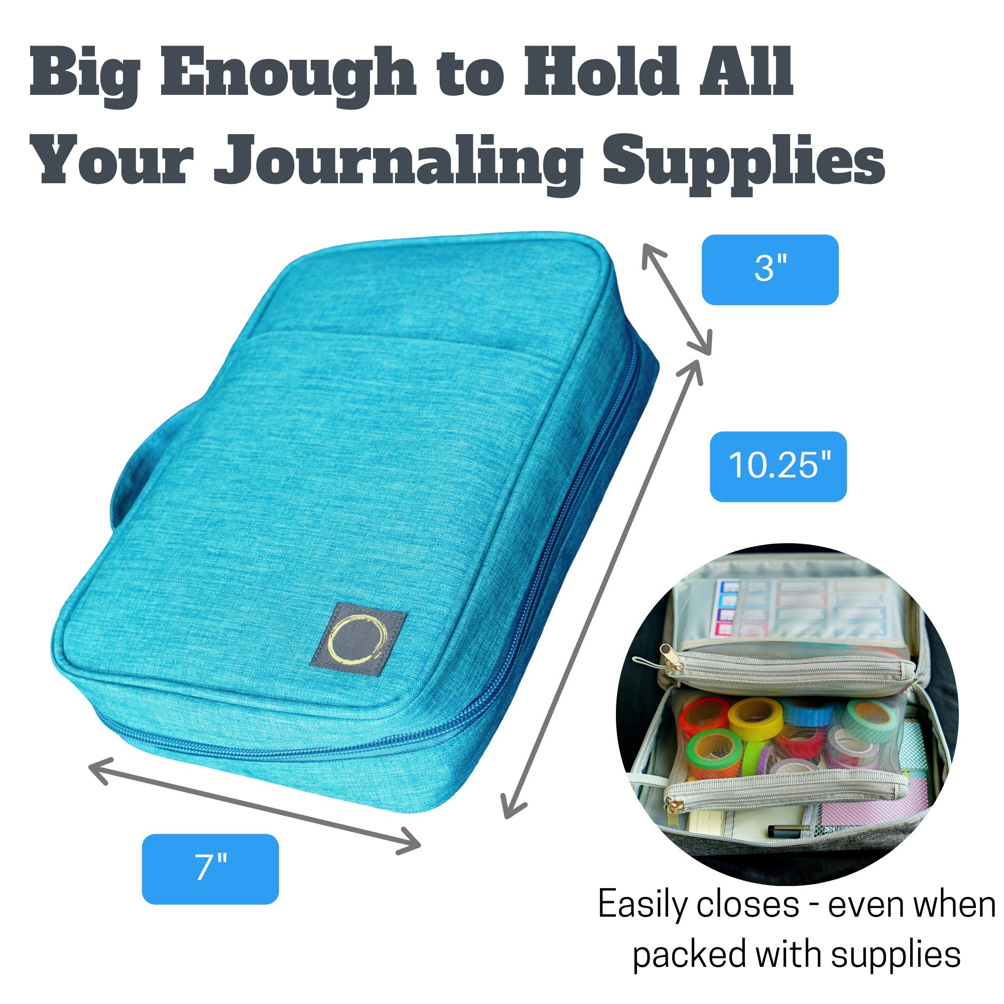 Large Journal Supplies Storage Case Journal Organizer Planner Supplies  Holder
