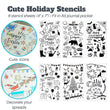 Load image into Gallery viewer, Seasonal Holiday Planner Stencils
