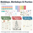 Load image into Gallery viewer, Seasonal Holiday Planner Stickers
