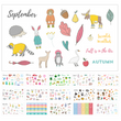 Load image into Gallery viewer, Seasons &amp; Holidays Stickers (16 Sheets)
